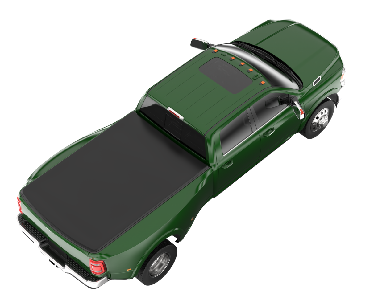 Pickup truck isolated on transparent background. 3d rendering - illustration png
