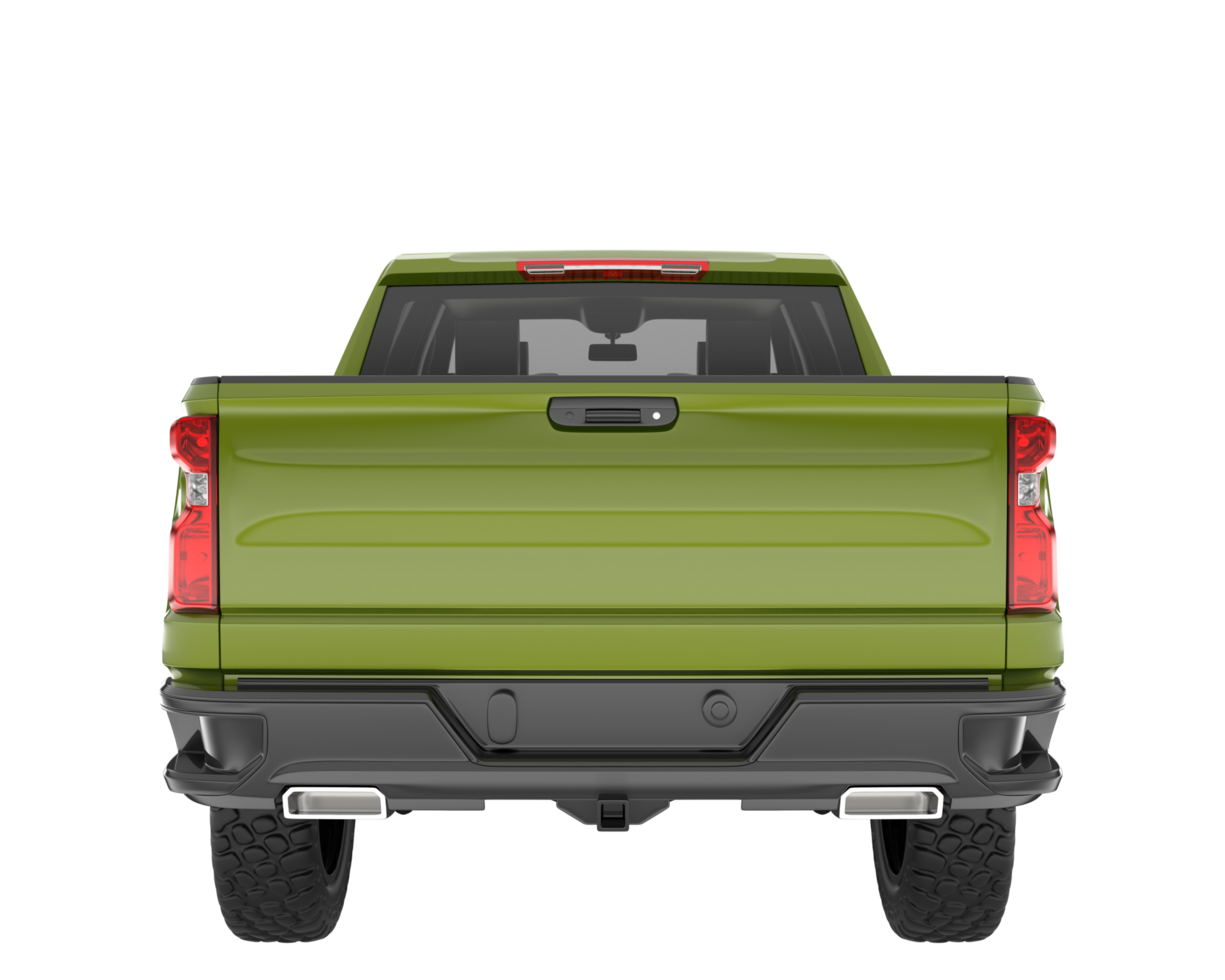 Pickup truck isolated on transparent background. 3d rendering - illustration png
