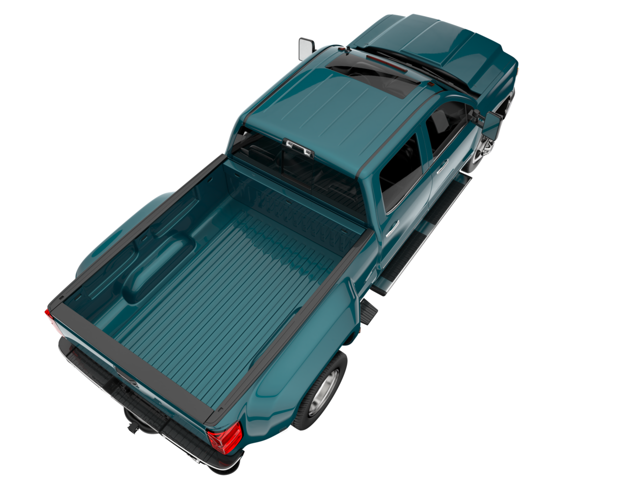 Pickup truck isolated on transparent background. 3d rendering - illustration png