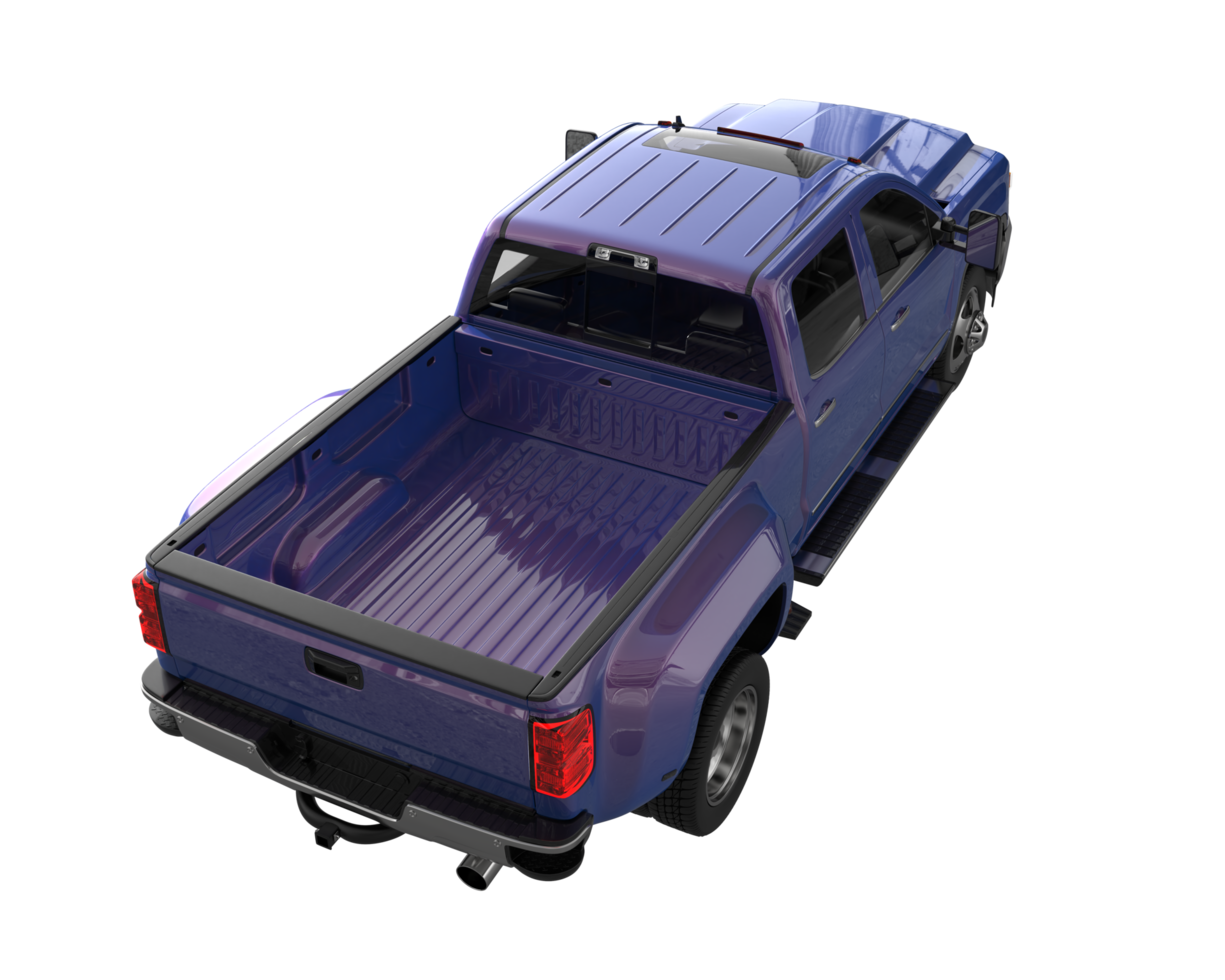 camionnette isolée sur fond transparent. rendu 3d - illustration png