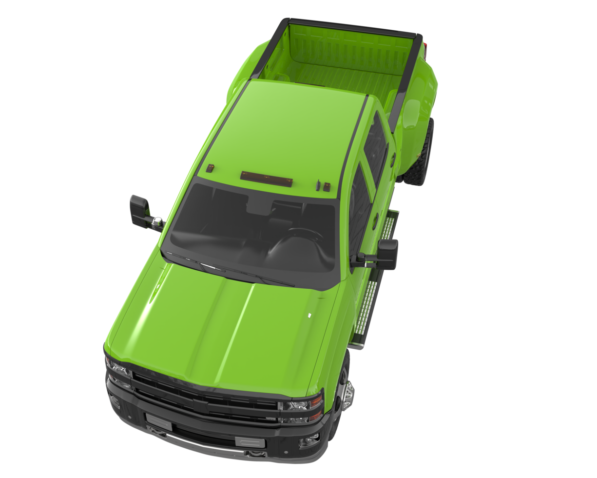 Pickup truck isolated on transparent background. 3d rendering - illustration png