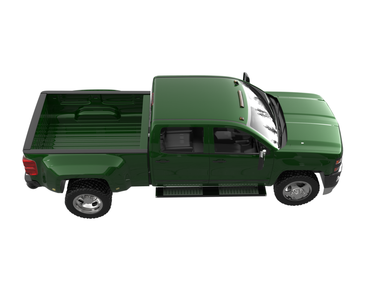 Pickup truck isolated on transparent background. 3d rendering - illustration png