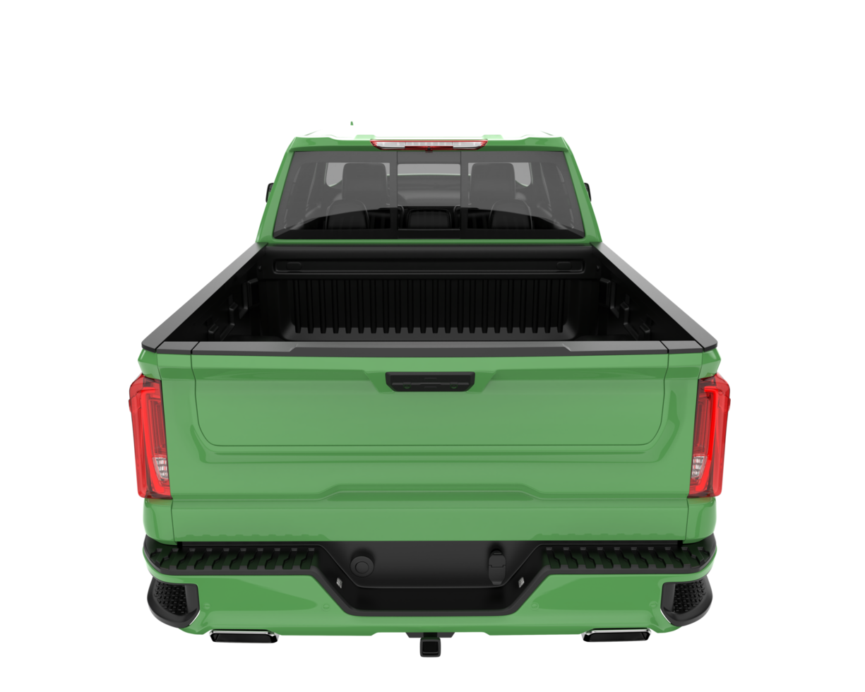 Pickup truck isolated on transparent background. 3d rendering - illustration png
