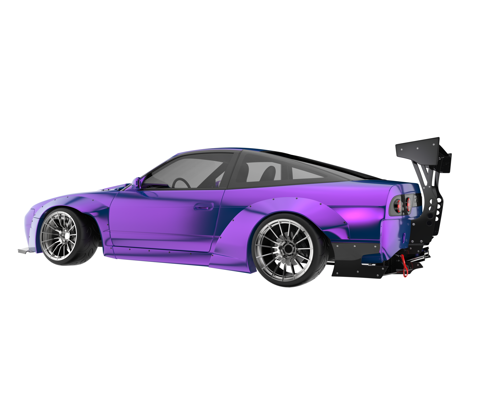 Free Race car isolated on transparent background. 3d rendering ...