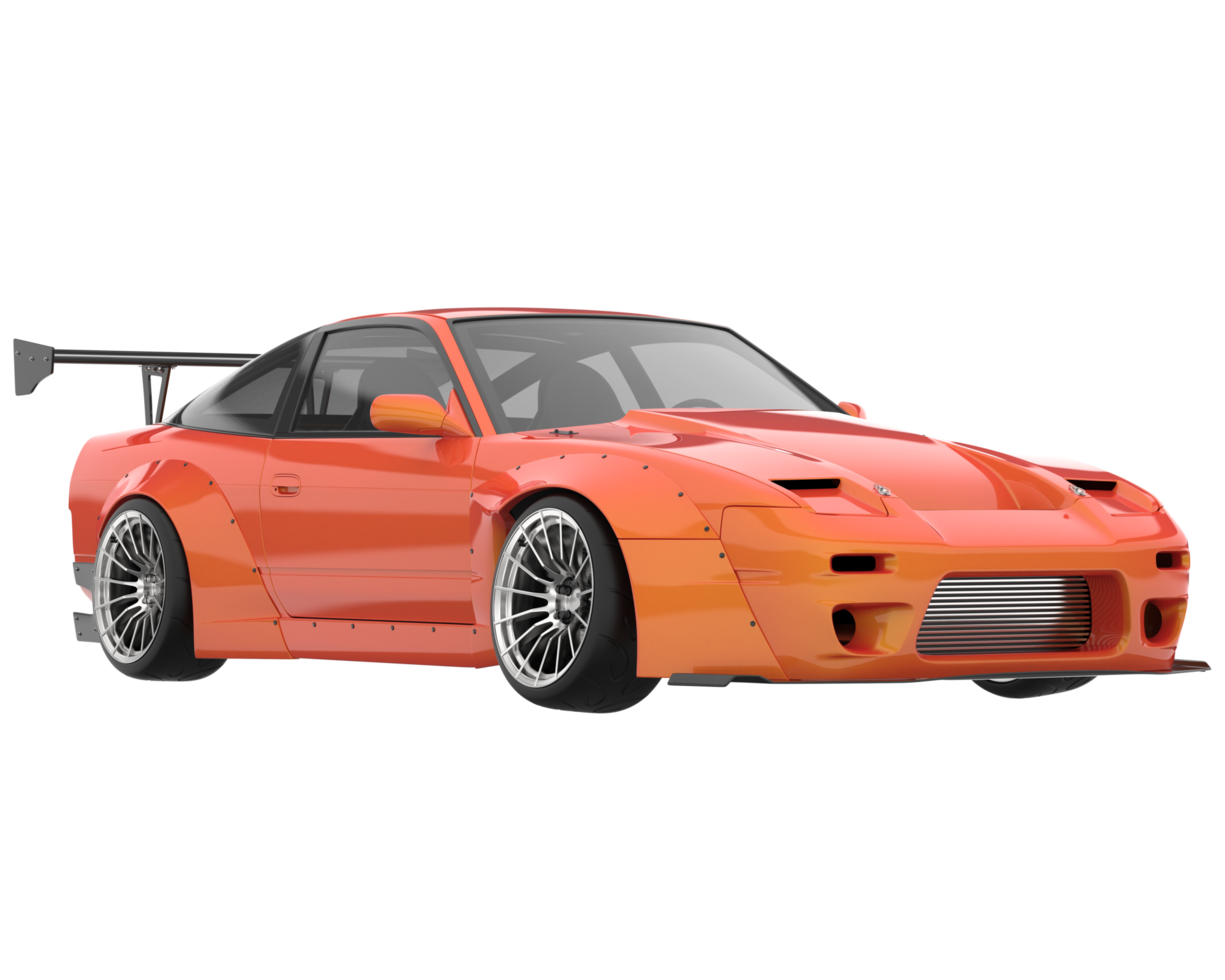 Realistic SUV isolated on transparent background. 3d rendering - illustration png