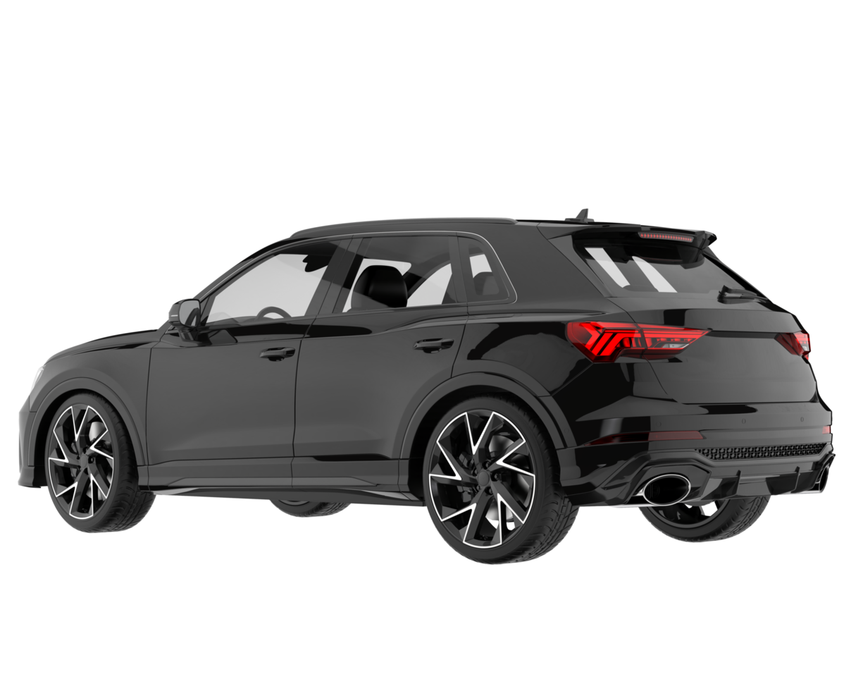 realistisk sUV isolerat på transparent bakgrund. 3d tolkning - illustration png