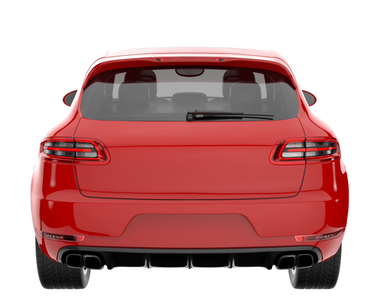 Realistic SUV isolated on transparent background. 3d rendering - illustration png