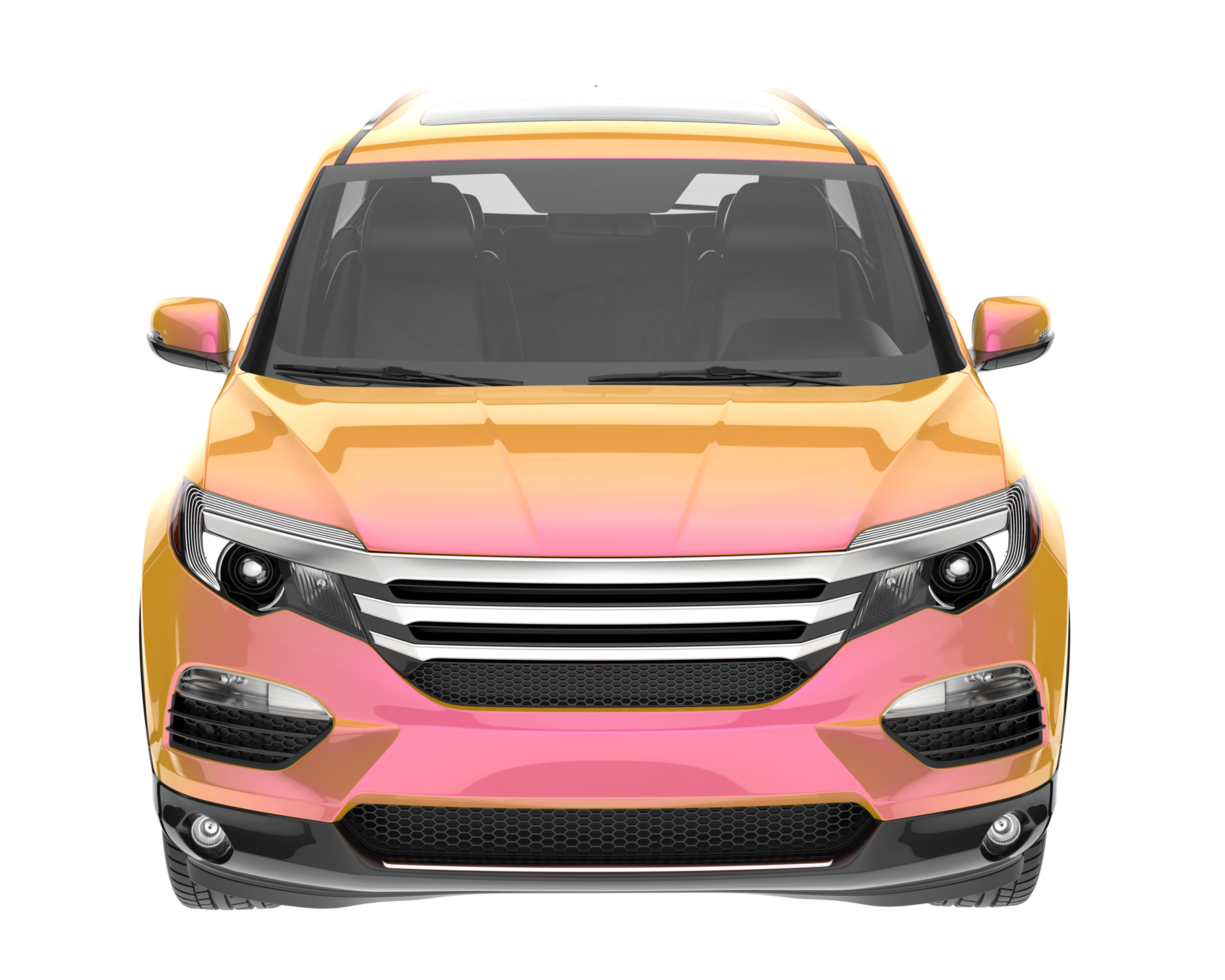 Realistic SUV isolated on transparent background. 3d rendering - illustration png