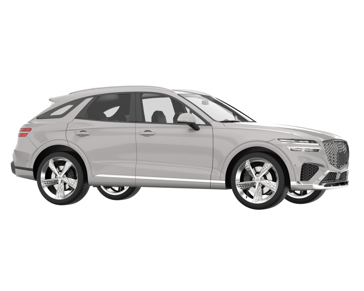 realistisk sUV isolerat på transparent bakgrund. 3d tolkning - illustration png