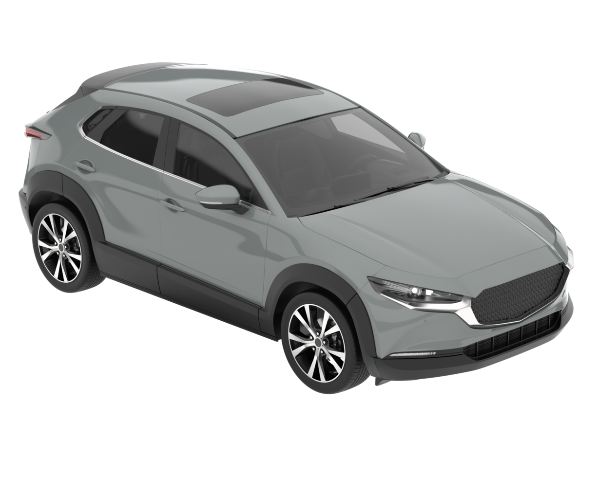 Realistic SUV isolated on transparent background. 3d rendering - illustration png