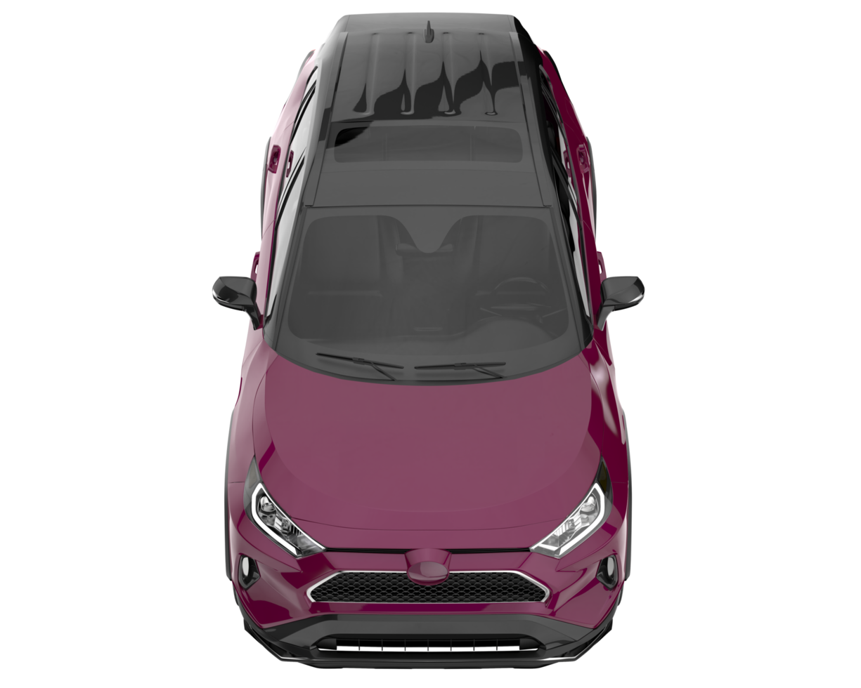 suv réaliste isolé sur fond transparent. rendu 3d - illustration png