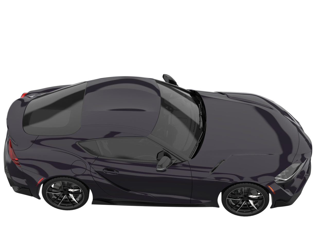 Sport car isolated on transparent background. 3d rendering - illustration png