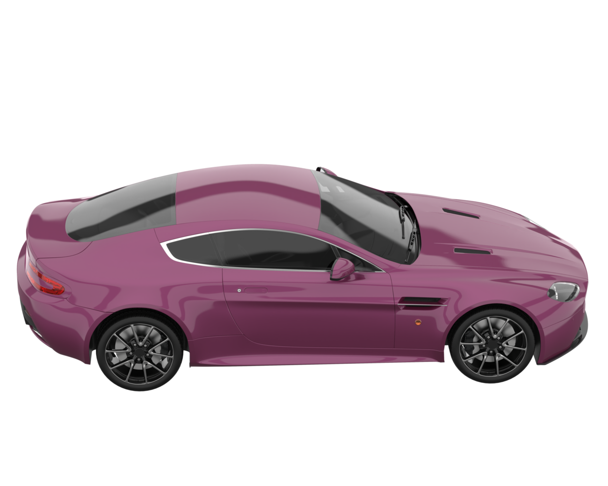 Sport car isolated on transparent background. 3d rendering - illustration png