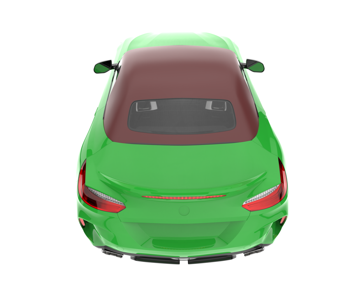 Sport car isolated on transparent background. 3d rendering - illustration png