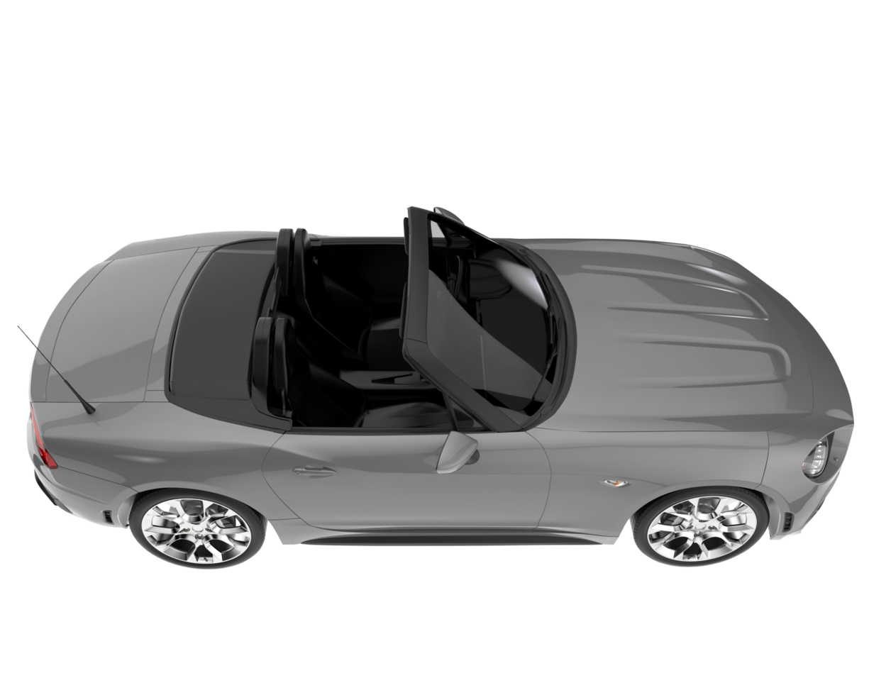 voiture de sport isolée sur fond transparent. rendu 3d - illustration png