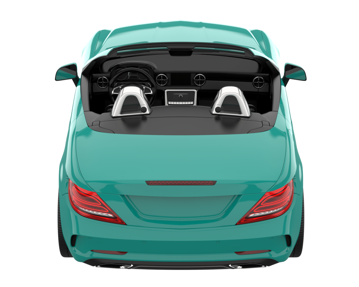 Sport car isolated on transparent background. 3d rendering - illustration png