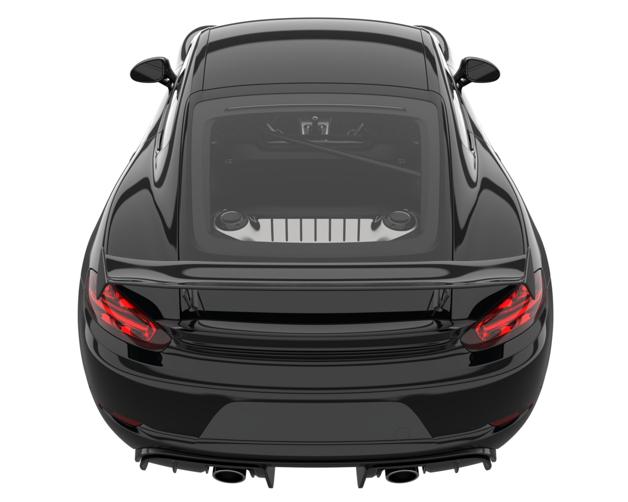 Sport car isolated on transparent background. 3d rendering - illustration png