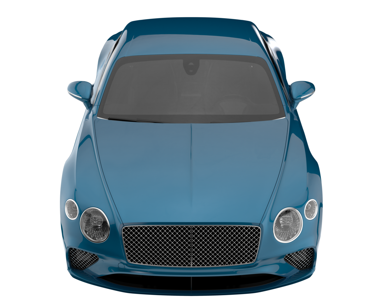 Sport car isolated on transparent background. 3d rendering - illustration png