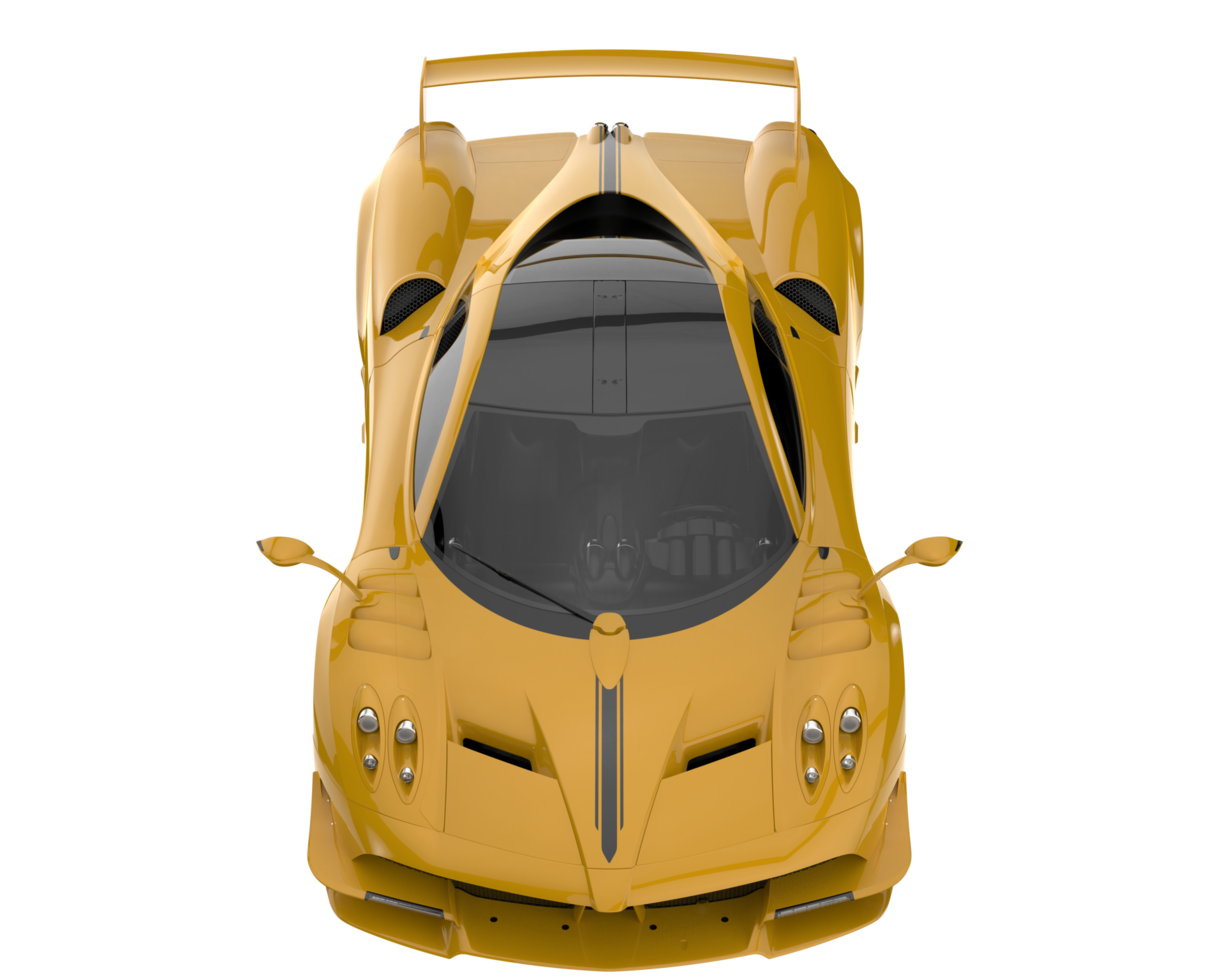 Sport car isolated on transparent background. 3d rendering - illustration png