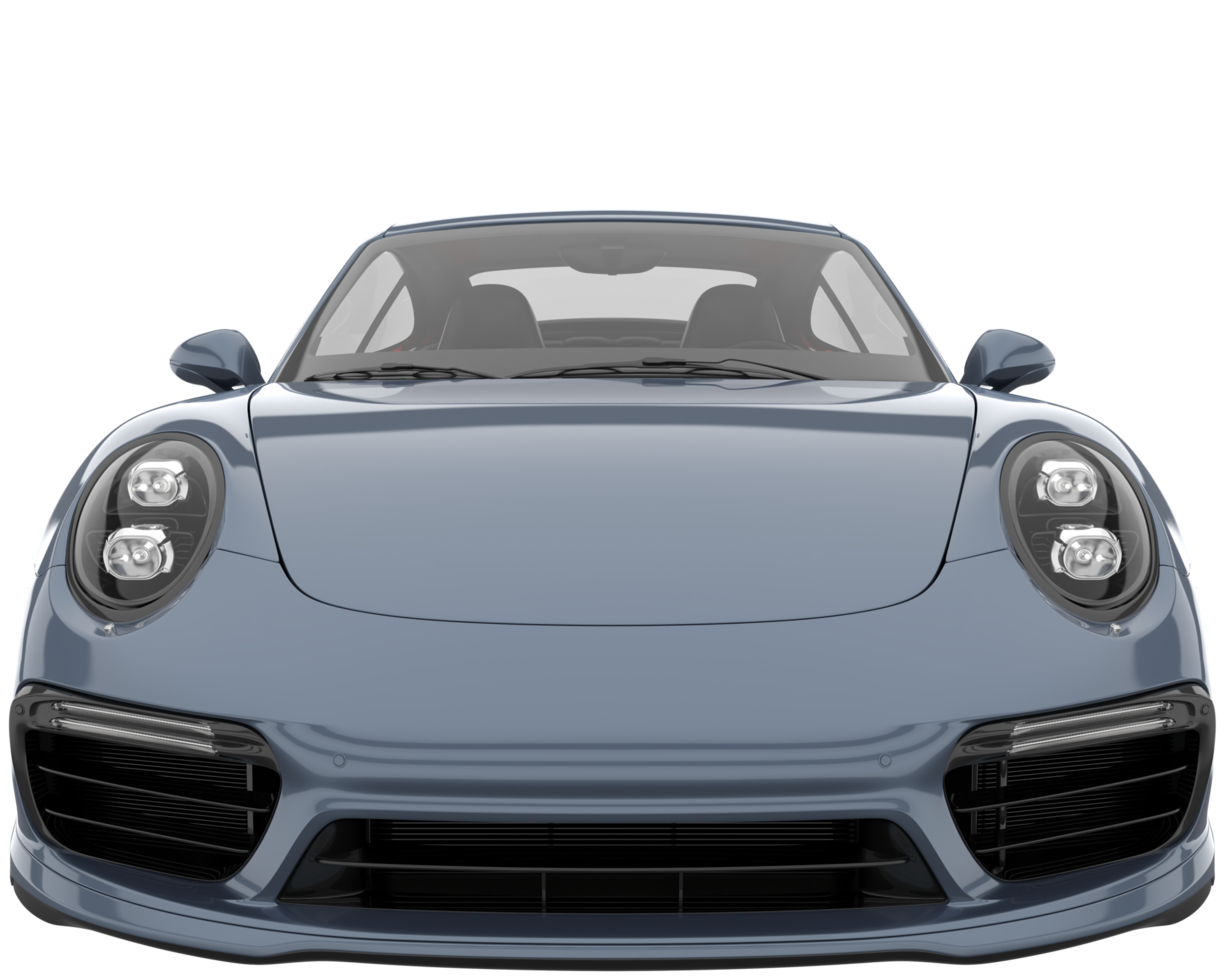 Sport car isolated on transparent background. 3d rendering - illustration png