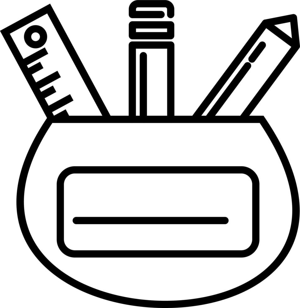 Pencil box Vector Icon