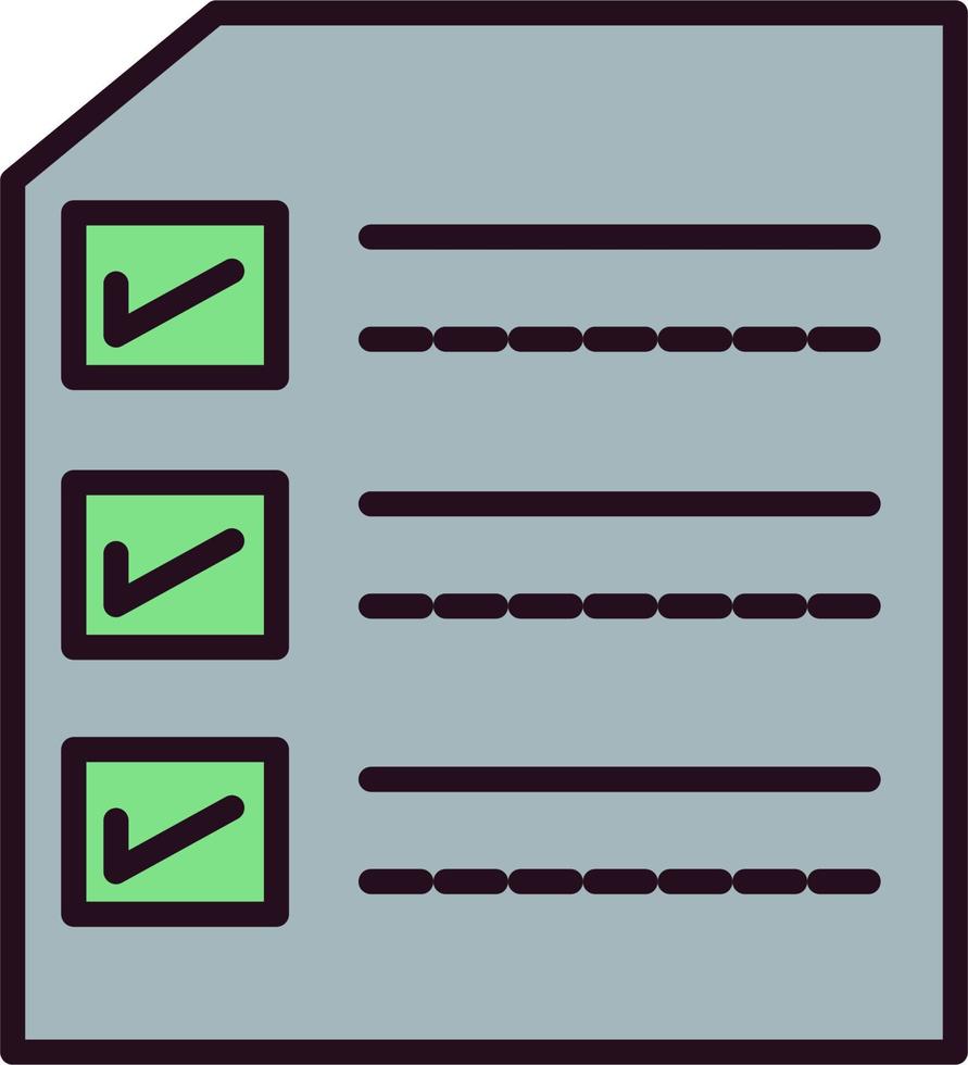 Checklist Vector Icon