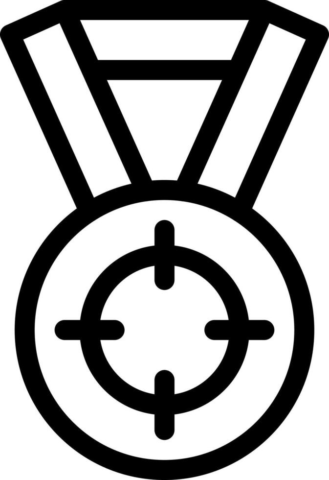 medal target vector illustration on a background.Premium quality symbols.vector icons for concept and graphic design.