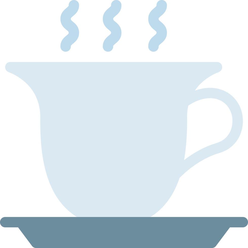 ilustración de vector de taza de té en un fondo. símbolos de calidad premium. iconos vectoriales para concepto y diseño gráfico.