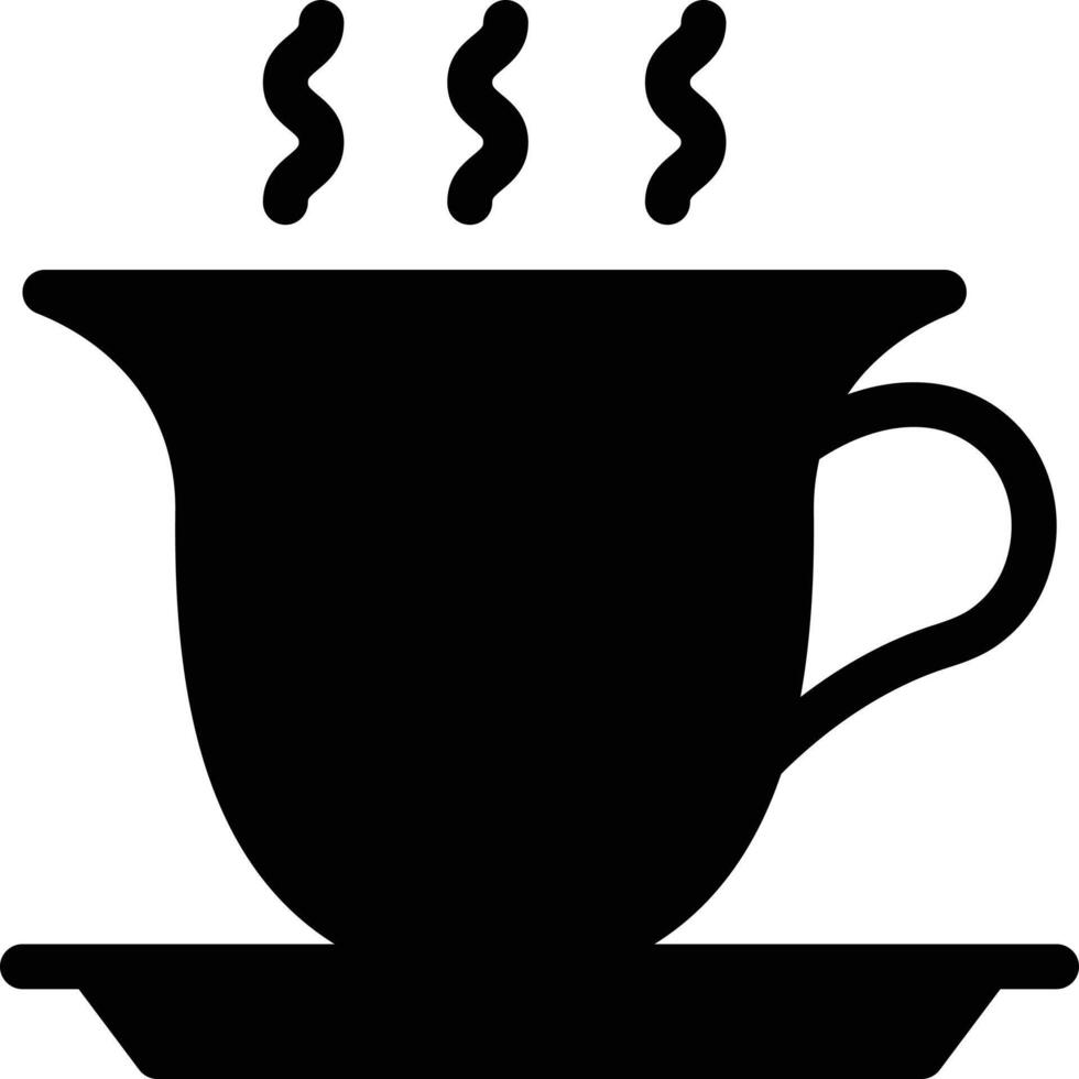 ilustración de vector de taza de té en un fondo. símbolos de calidad premium. iconos vectoriales para concepto y diseño gráfico.