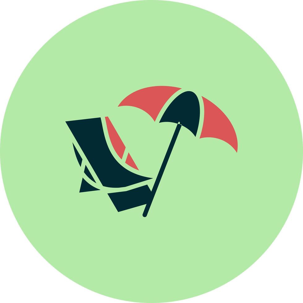 Deckchair Vector Icon