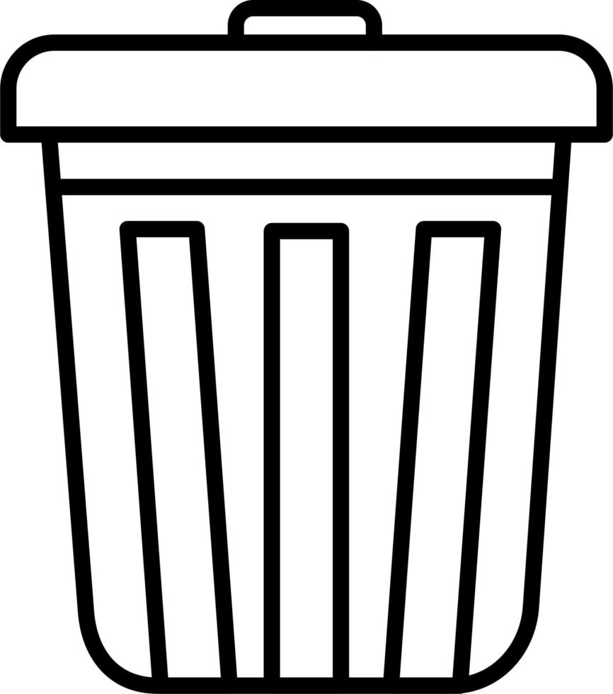 Dustbin Vector Icon
