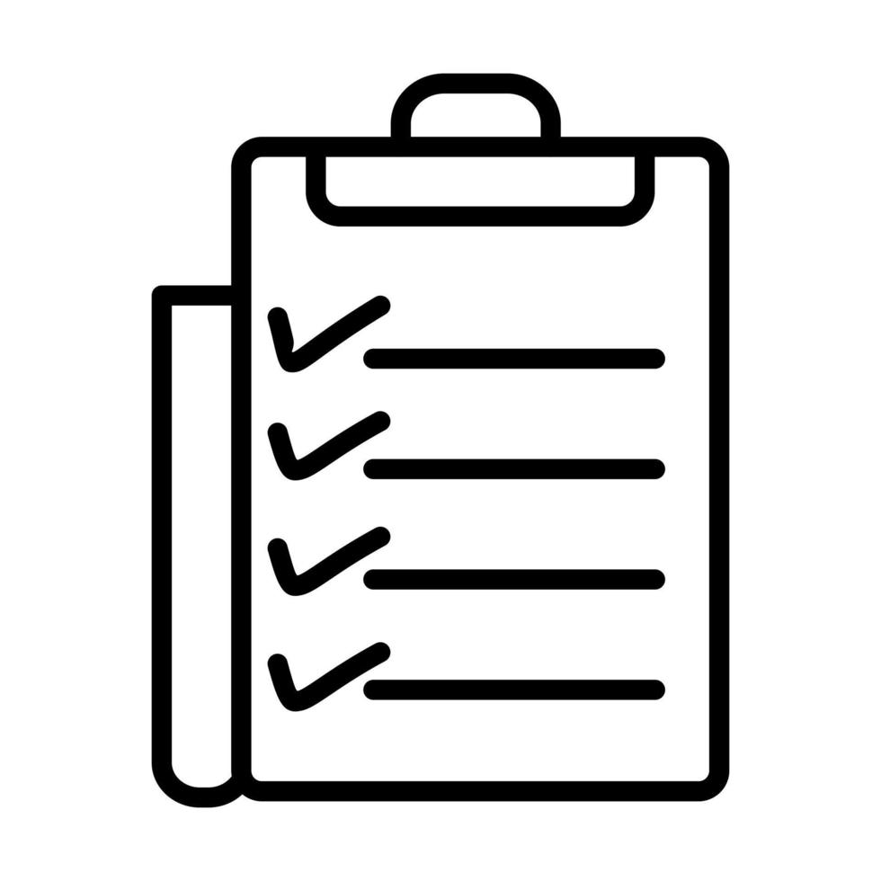 Checklist Vector Icon