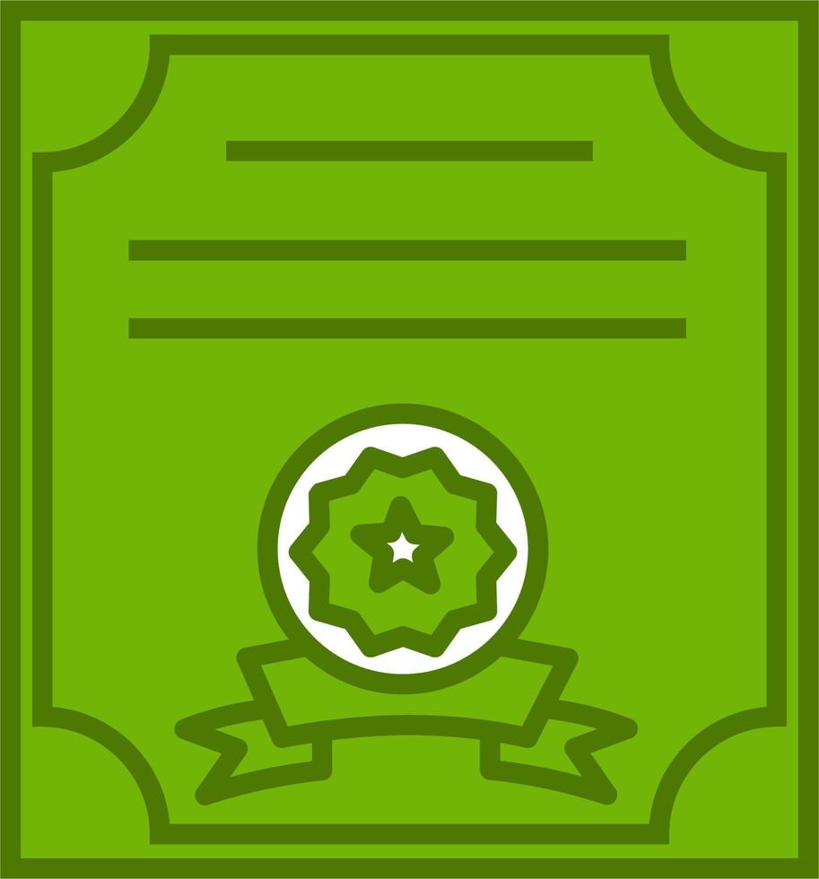 Certificate Vector Icon