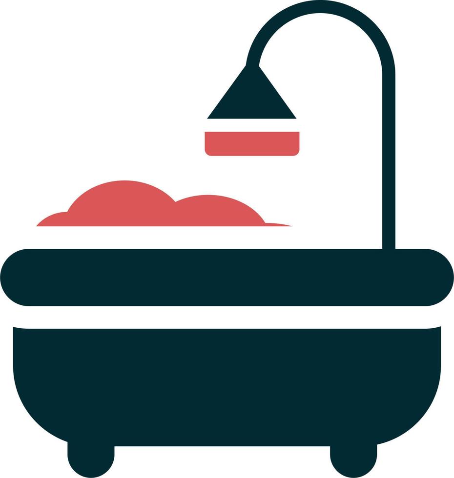 icono de vector de baño