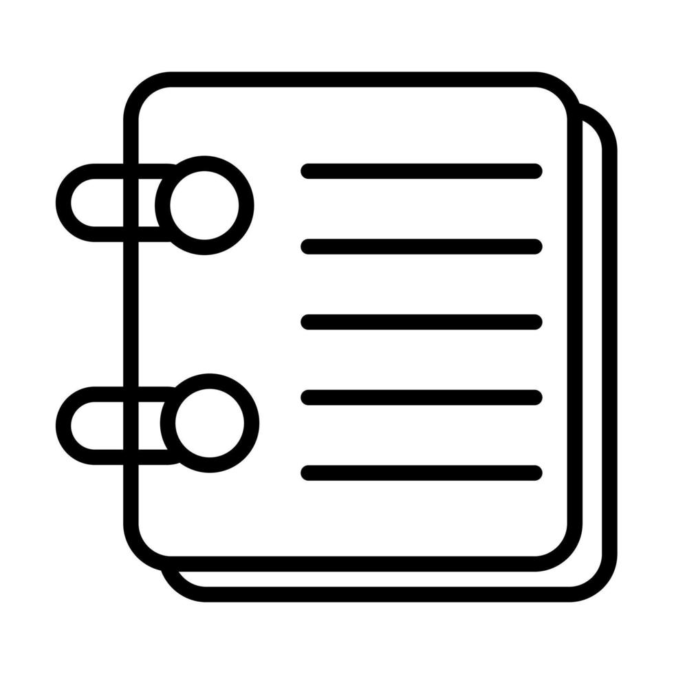 Planner Vector Icon