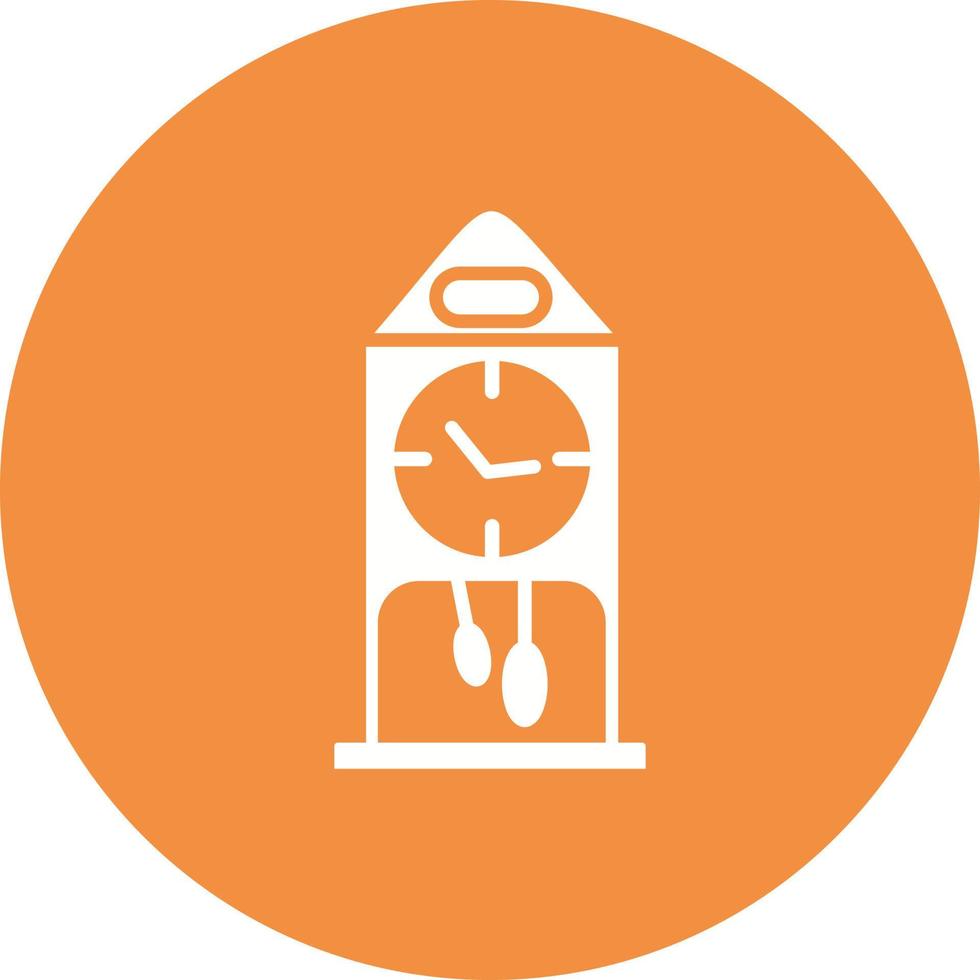 icono de vector de reloj de cuco