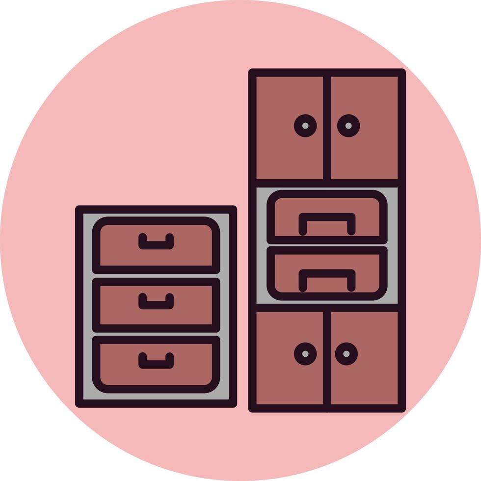 Drawer Vector Icon