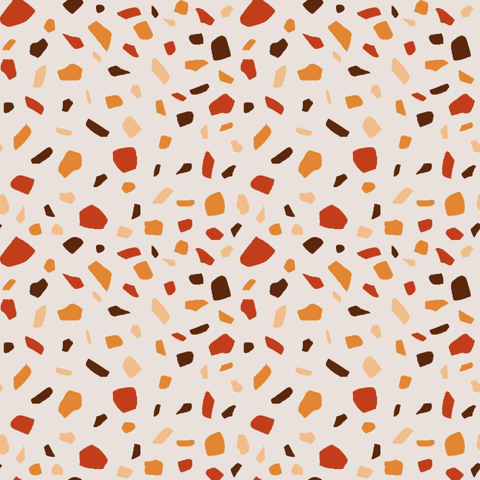 Vector colorful terrazzo seamless pattern