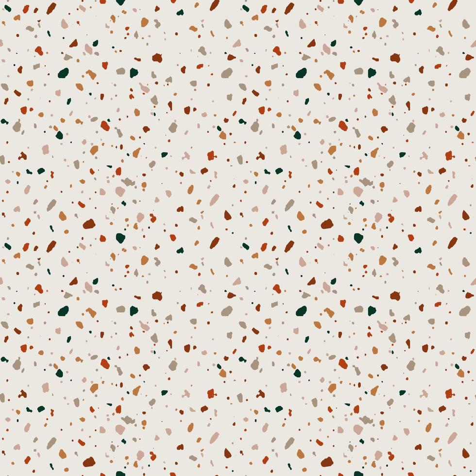 Vector colorful terrazzo seamless pattern