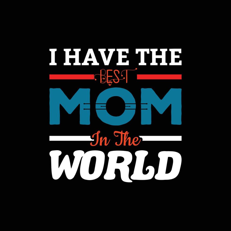 nuevo diseño de vector de camiseta del día de la madre