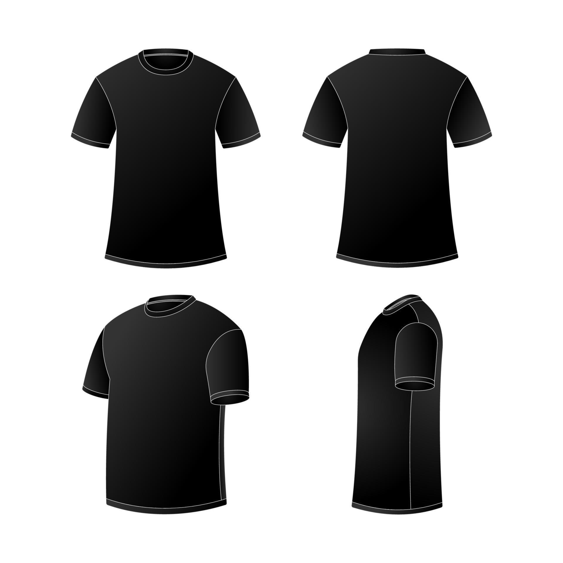 Black Short Sleeve TShirt Outline Template 19149721 Vector Art at Vecteezy Black Short Sleeve TShirt Outline Template 19149721 Vector Art at Vecteezy