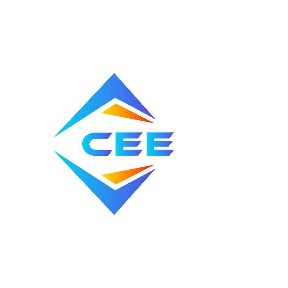 CEE abstract technology logo design on white background. CEE creative initials letter logo concept. vector