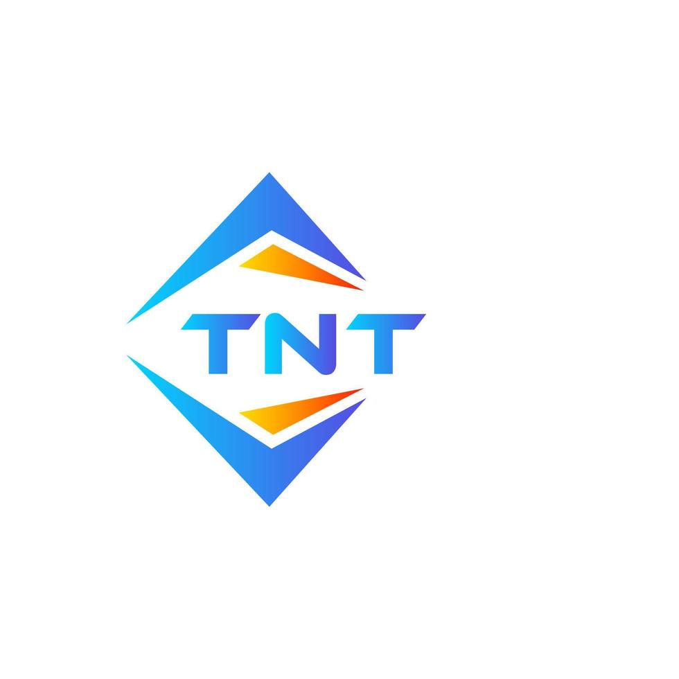 TNT abstract technology logo design on white background. TNT creative initials letter logo concept. vector