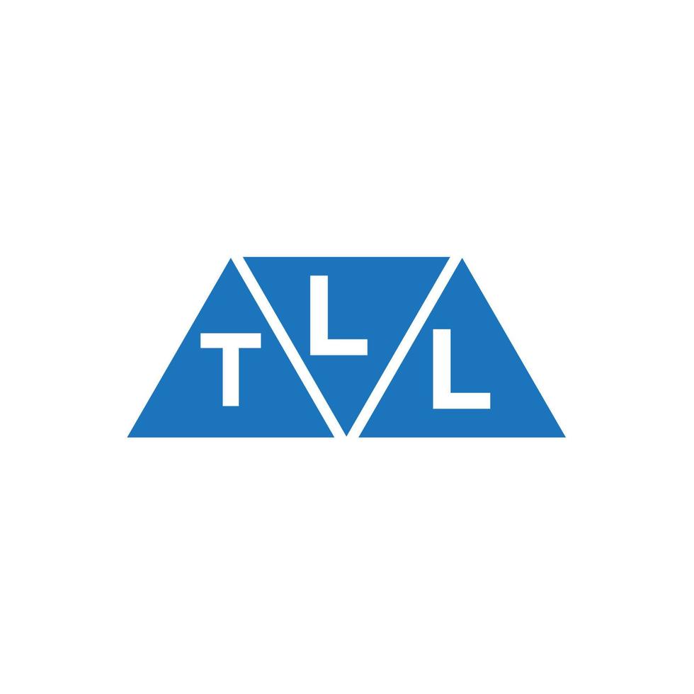 LTL abstract initial logo design on white background. LTL creative initials letter logo concept. vector