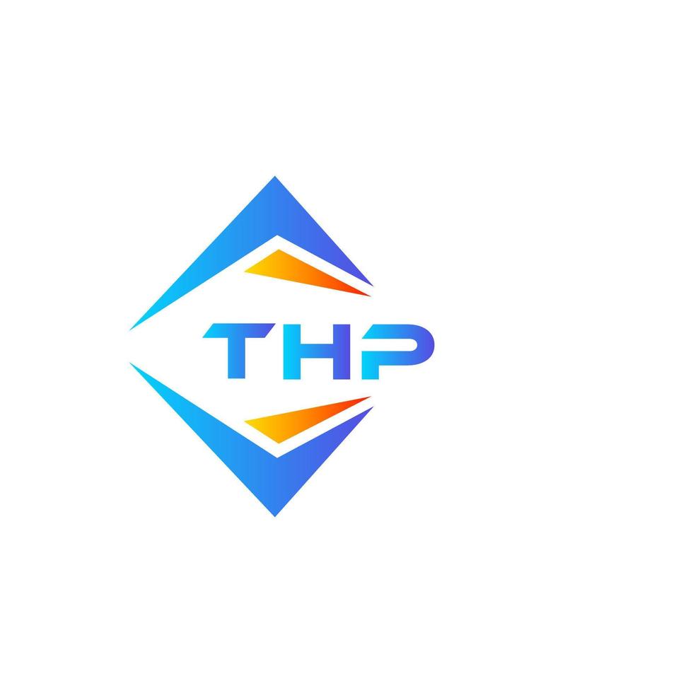 THP abstract technology logo design on white background. THP creative initials letter logo concept. vector