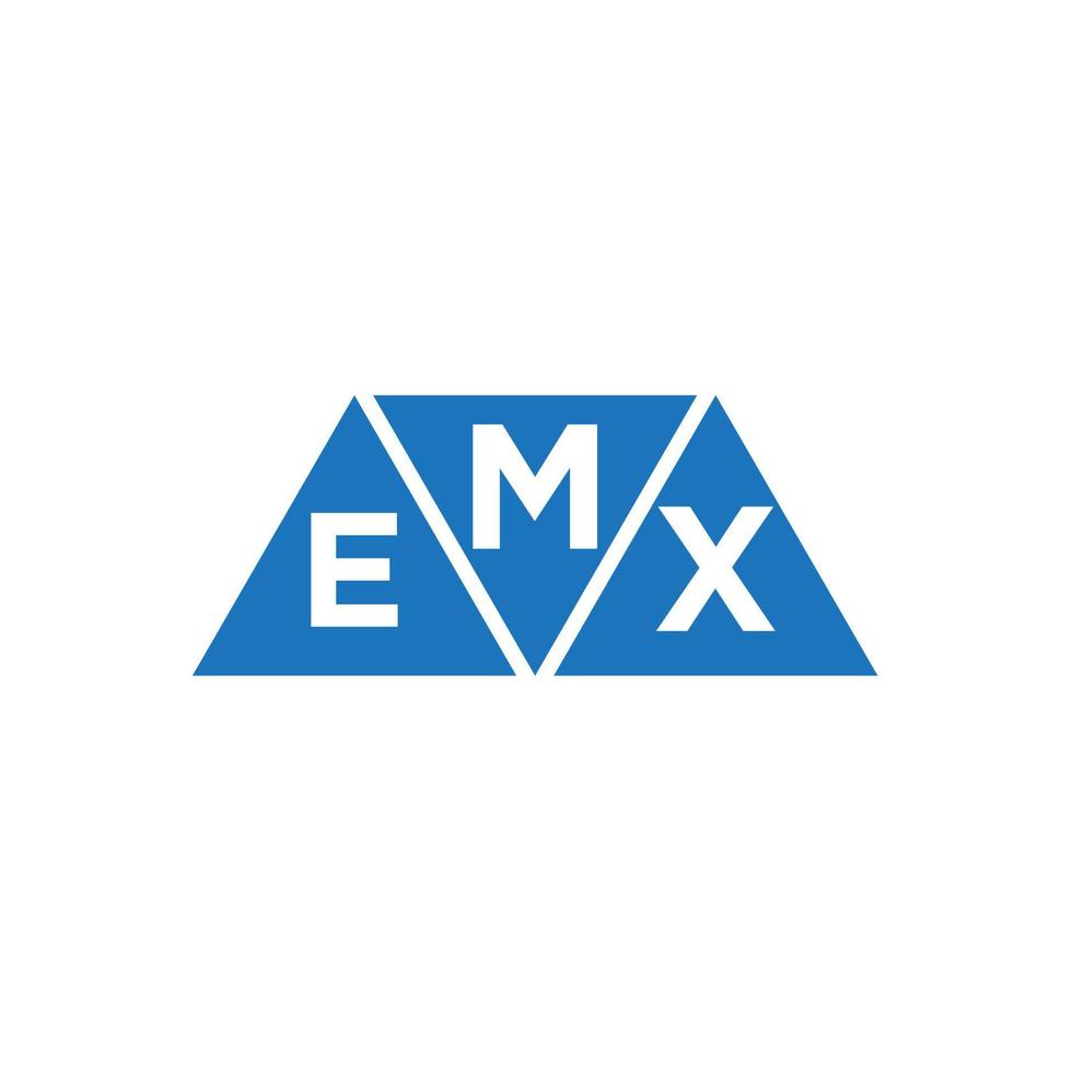 MEX abstract initial logo design on white background. MEX creative initials letter logo concept. vector