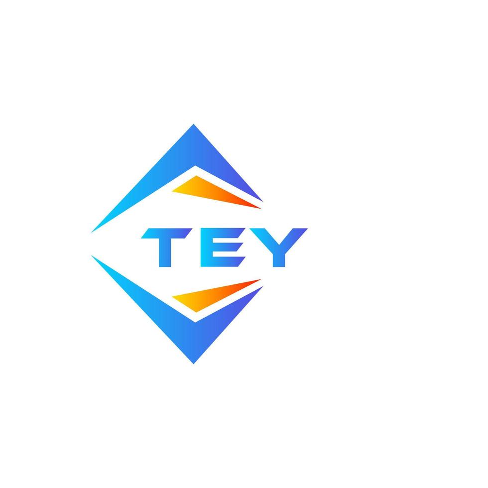 TEY abstract technology logo design on white background. TEY creative initials letter logo concept. vector