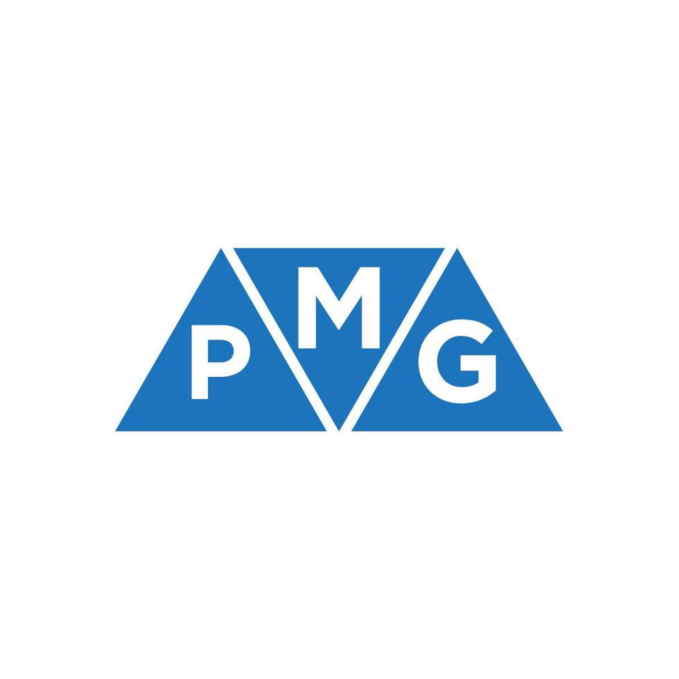 Mpg Diseño De Logotipo Inicial Abstracto Sobre Fondo Blanco Concepto