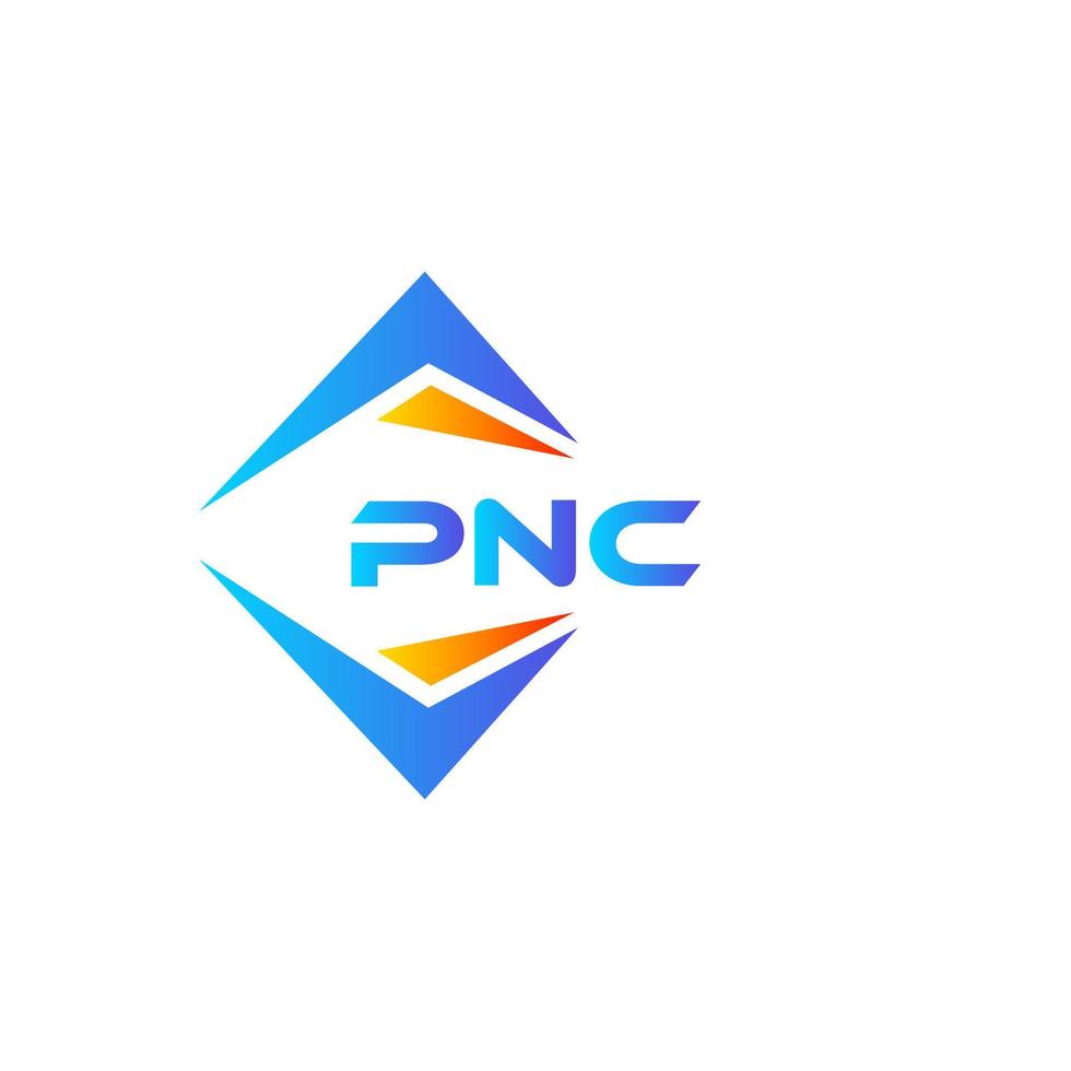 PNC abstract technology logo design on white background. PNC creative initials letter logo concept. vector