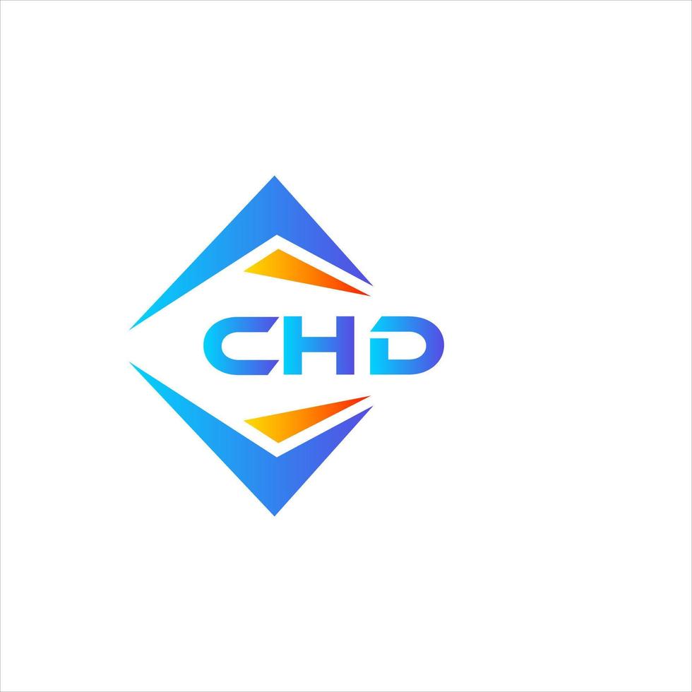 CHD abstract technology logo design on white background. CHD creative initials letter logo concept. vector